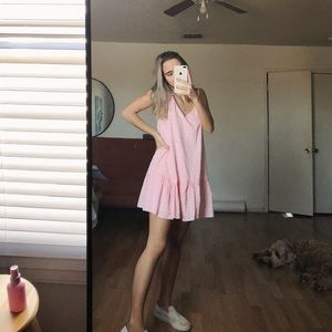 Fortunate One Pink Babydoll Dress